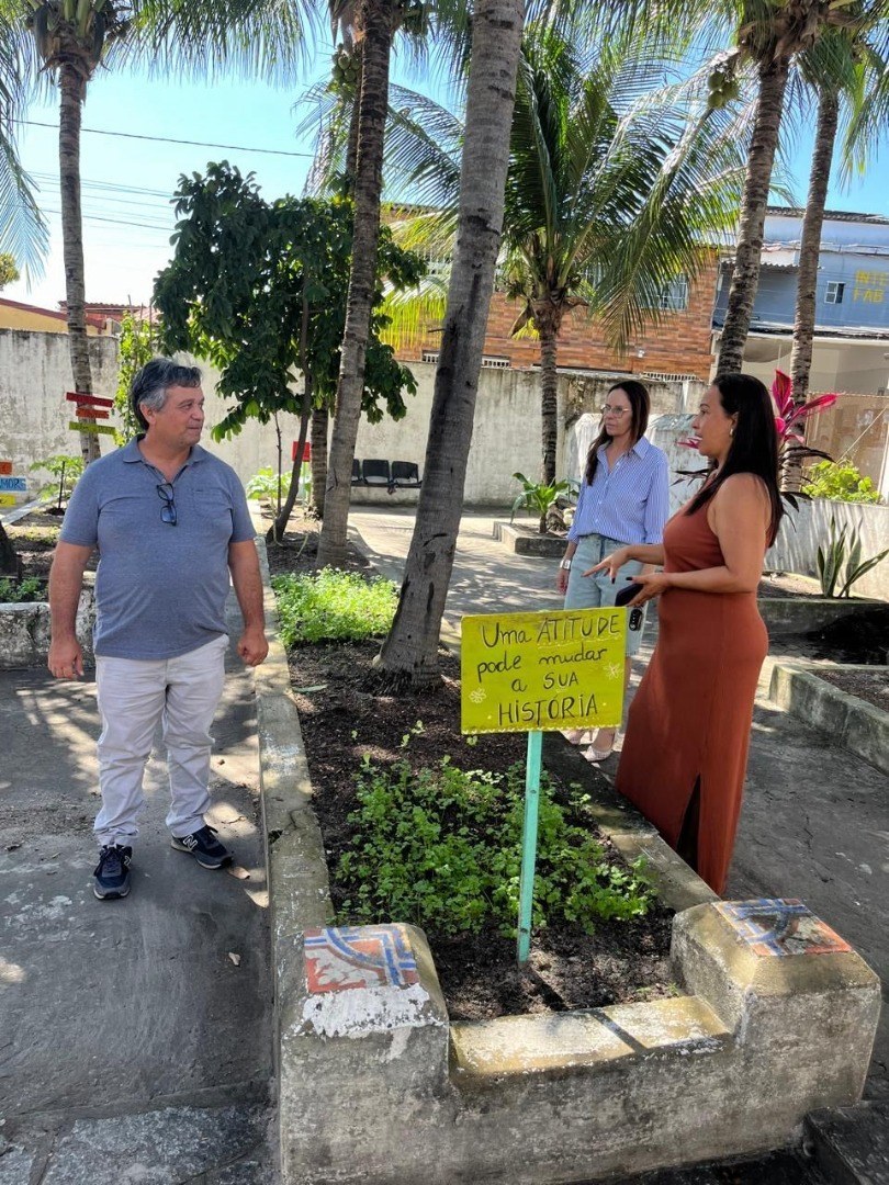 Empaer inicia projeto de implantação de horta pedagógica em casa de acolhimento de Cabedelo