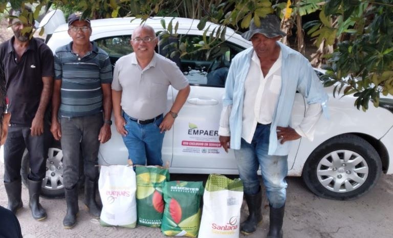Parceria fortalece Agricultura Familiar em Santa Rita  com assistência técnica e distribuição de Sementes