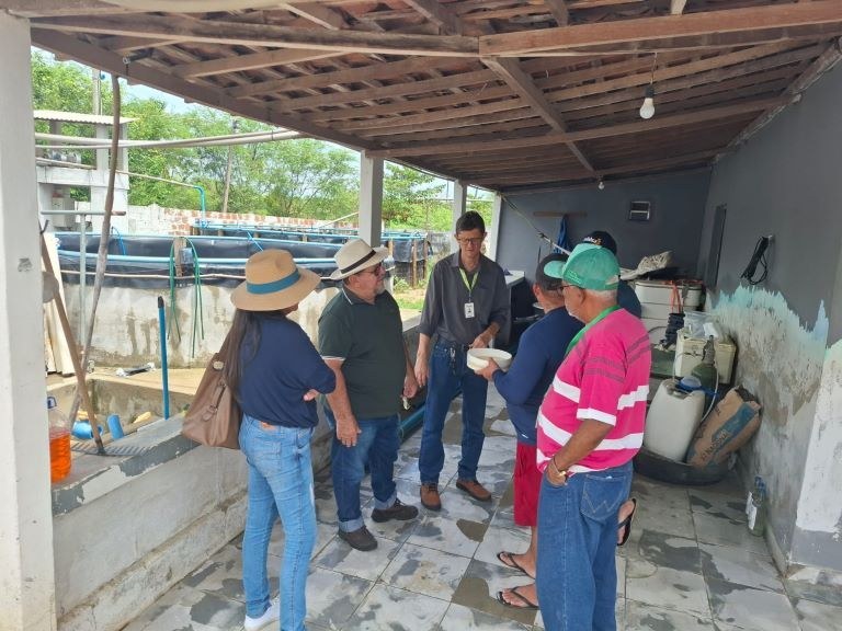 Projeto de piscicultura e carcinicultura de Itabaiana  servirá de modelo para produtor de Serra Branca