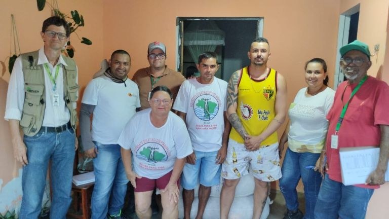 Governo da Paraíba realiza pesagem de quase nove toneladas de algodão orgânico agroecológico no pré-assentamento Águas de Acauã, em Itatuba