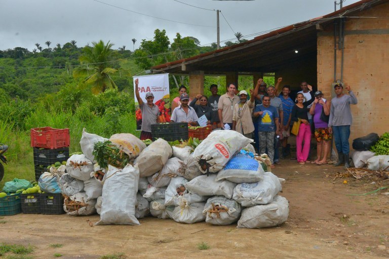 PAA-Quilombola adquire produtos da agricultura familiar na cidade de Areia